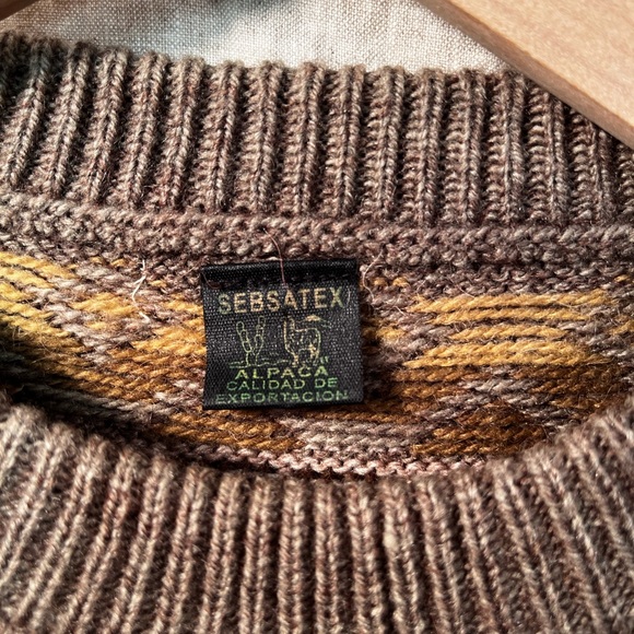 Alpaca crewneck sweater - Picture 3 of 3